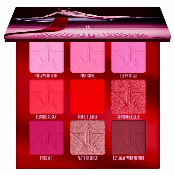 Jeffree Star | Lollipop Killer Artistry Palette | NiB 9 pinks & reds - Picture 4 of 15